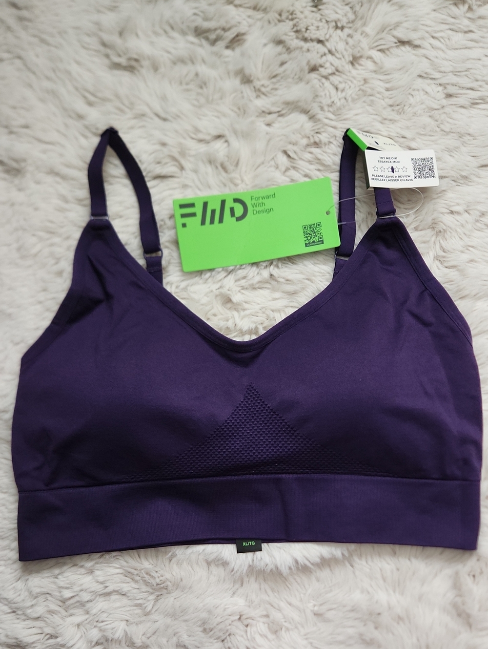 NWT FWD Seamless Bra Size XL